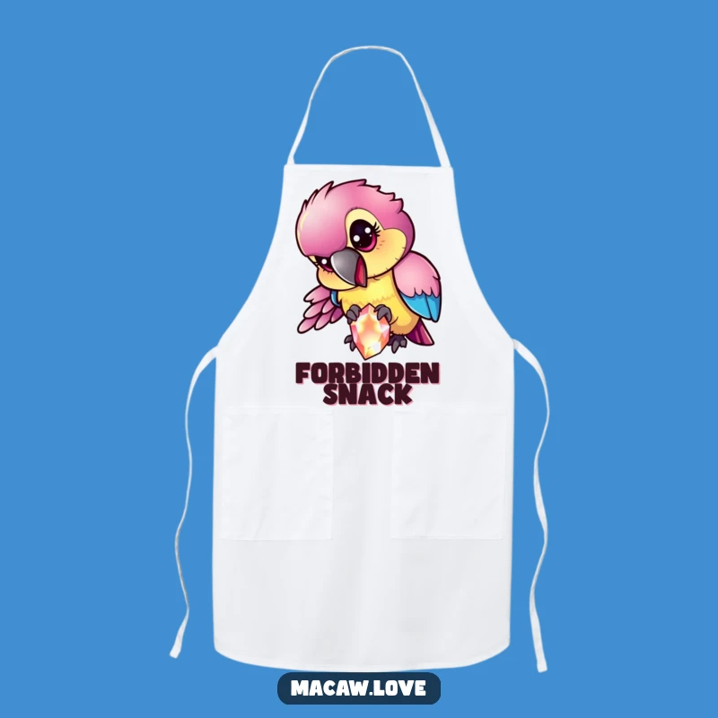 Funny Mischievous Macaw Apron - Cook Up Some Mischief!